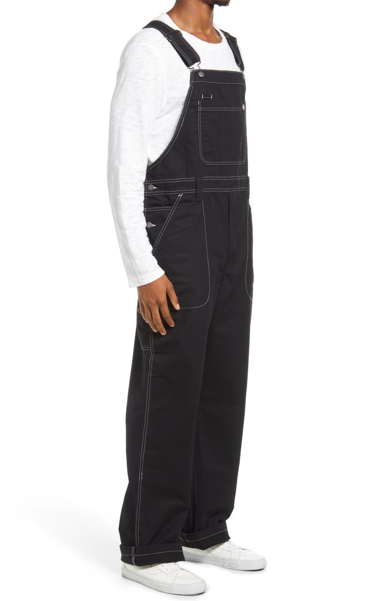 Dickies Men's R2R Reworked Cotton Canvas Bib Overalls, Alternate, color,