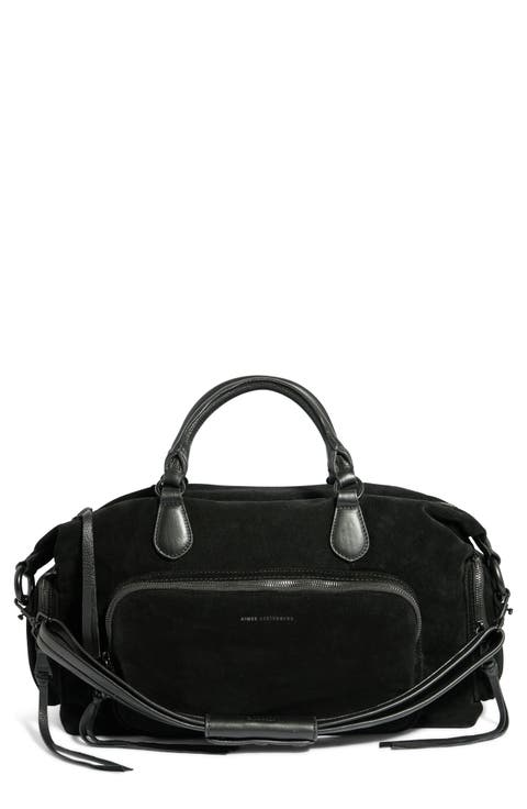 Away We Go Leather Duffle Bag