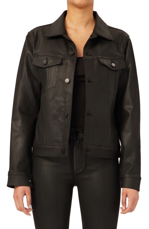 Vika Coated Denim Jacket