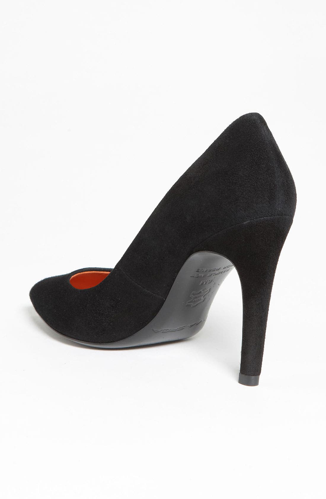 'Estrella' Pump, Alternate, color, BLACK SUEDE