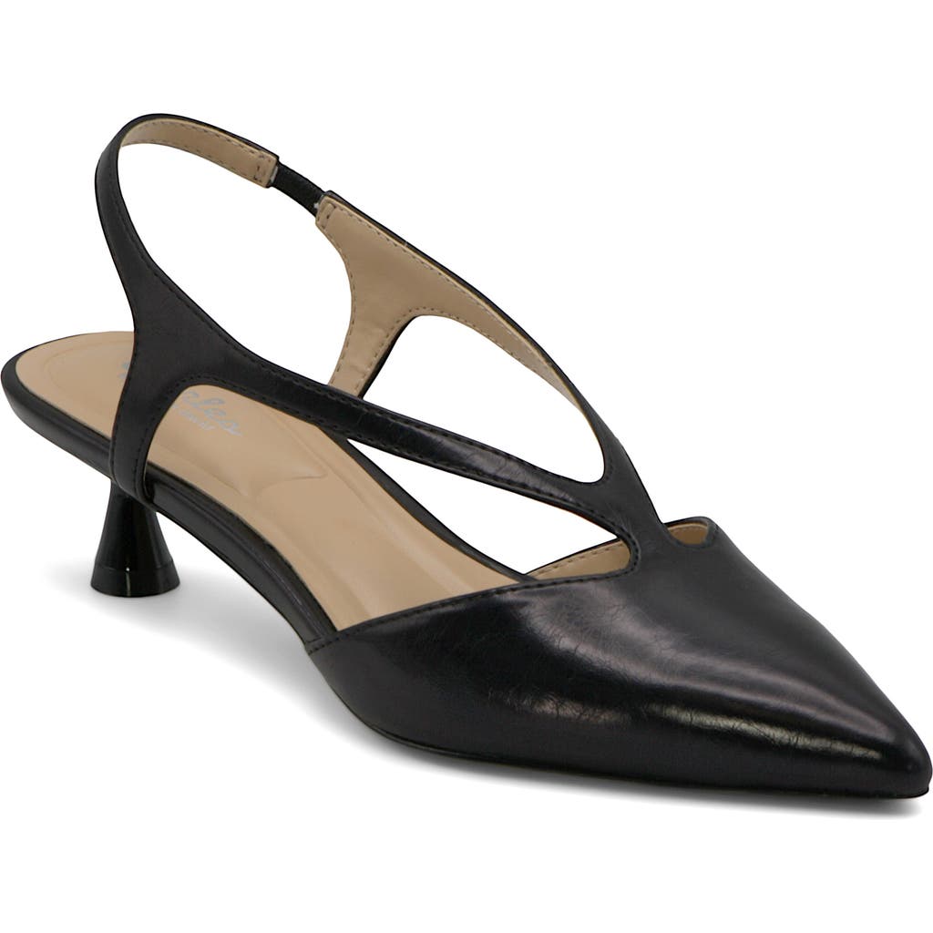 Charles by Charles David Addi Pointed Toe Kitten Heel Pump in Black  product