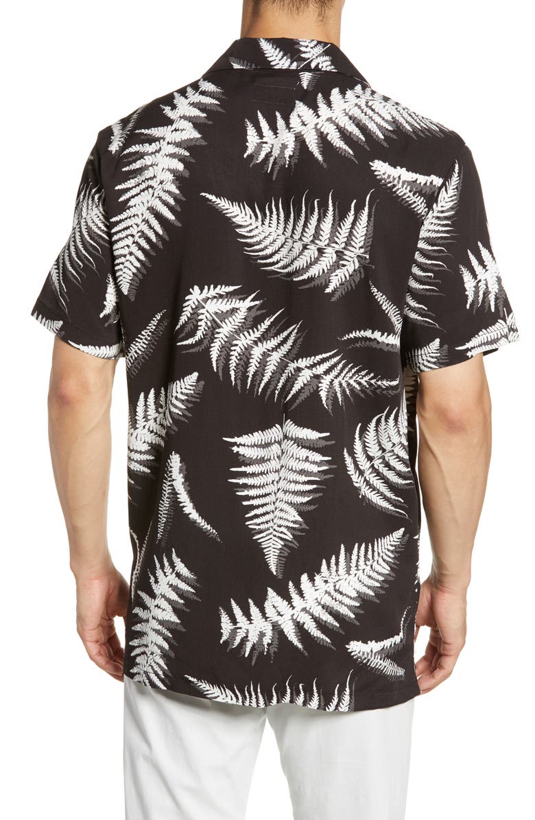 Onia Fern Leaves Vacation Shirt, Alternate, color,
