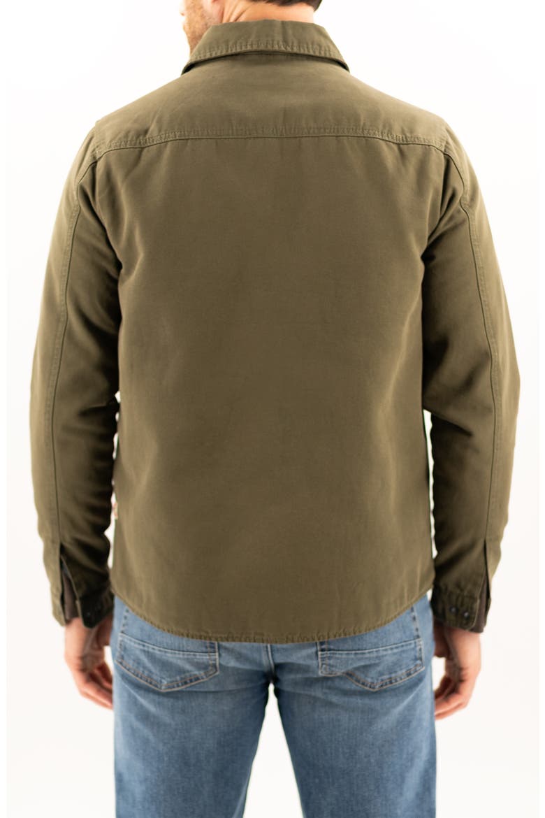 Insulated Cotton Canvas Deck Jacket, Alternate, color, IVY GREEN