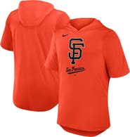 Nike Men's Nike Orange San Francisco Giants Tri-Blend Hoodie T-Shirt