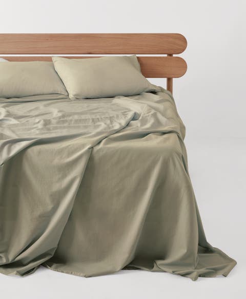 Organic Room Service Sateen Sheet Set