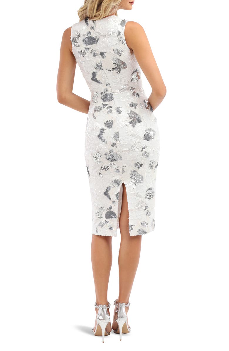 HELSI Alex Floral Sequin Cocktail Sheath Dress, Alternate, color,