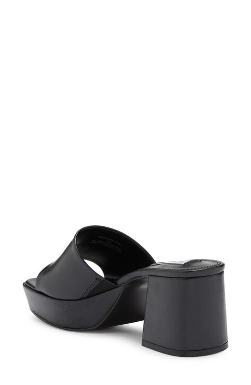 Steve Madden Troyye Platform Sandal In Black