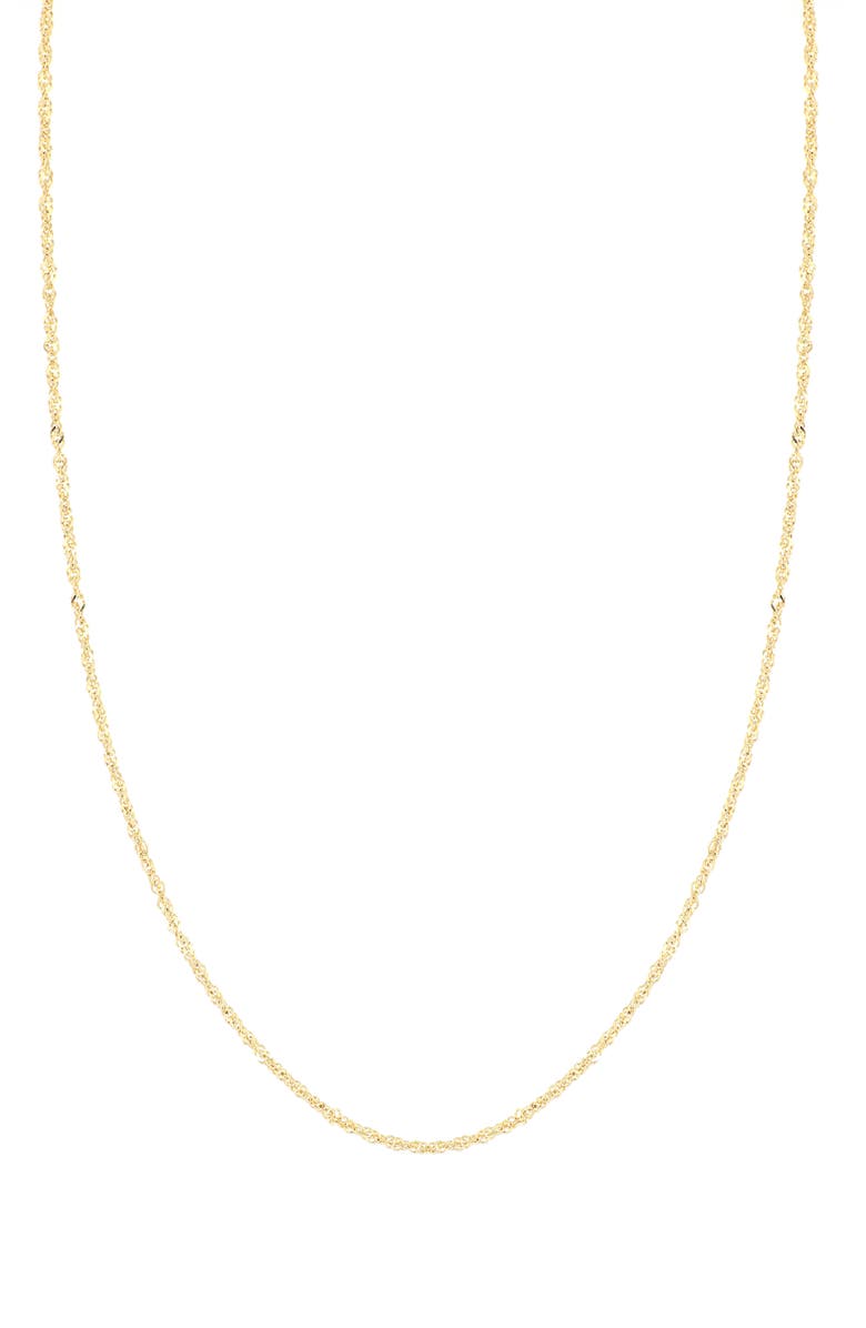 Bony Levy 14K Gold Thin Chain Necklace, Main, color, 