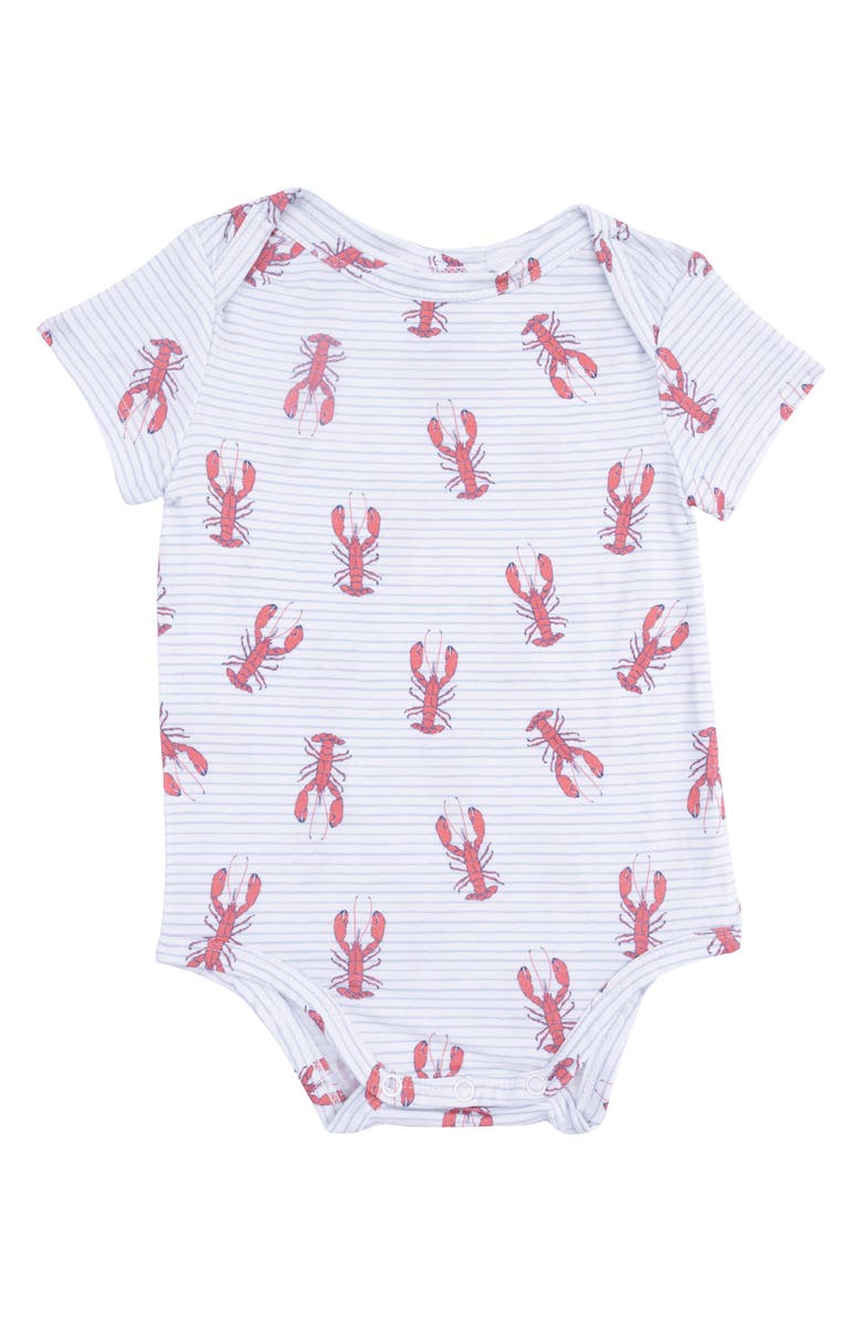 Angel Dear Lobsters Bodysuit, Main, color, White