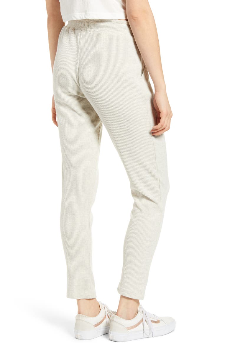 Beach Dance Ribbed Pants, Alternate, color, METRO HEATHER