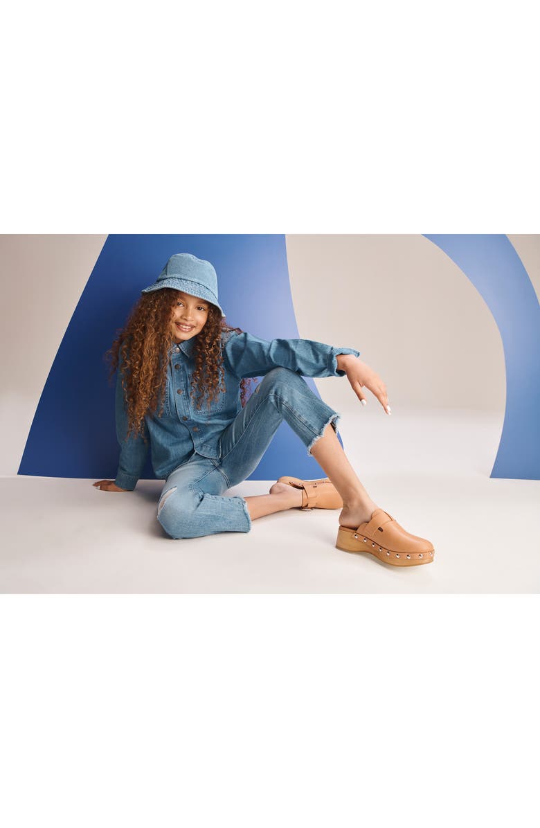 DL1961 Kids' Emie Ripped High Waist Straight Leg Jeans, Alternate, color, Droplet Distressed