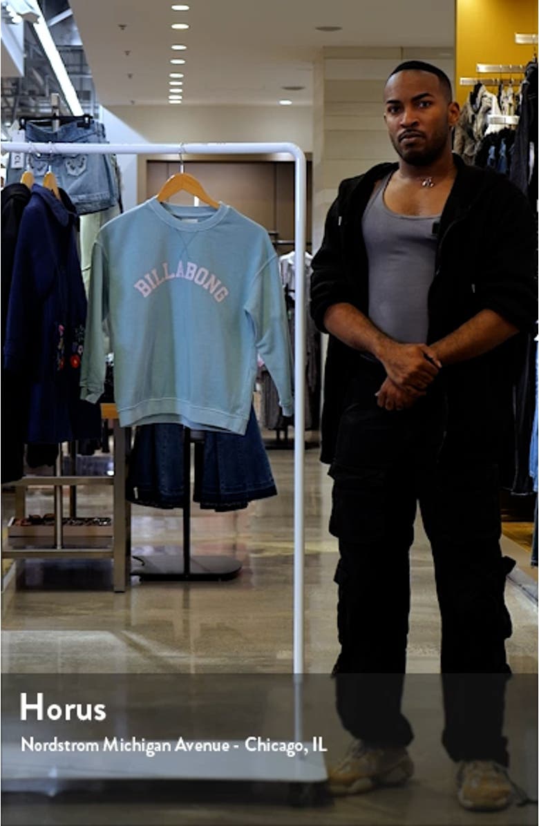 Kids' Logo Graphic Sweatshirt, sales video thumbnail