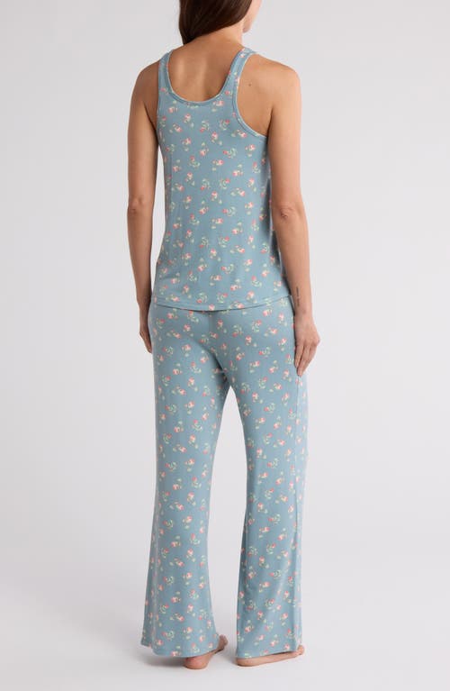 Honeydew Lounge Life Tank & Pants Pajamas In Earl Grey Roses