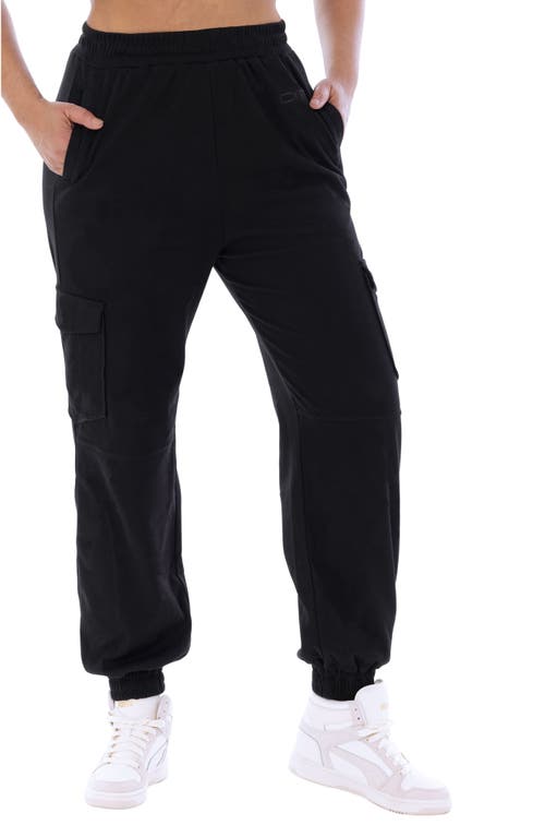 Dai Moda Unisex Cargo Joggers In Black