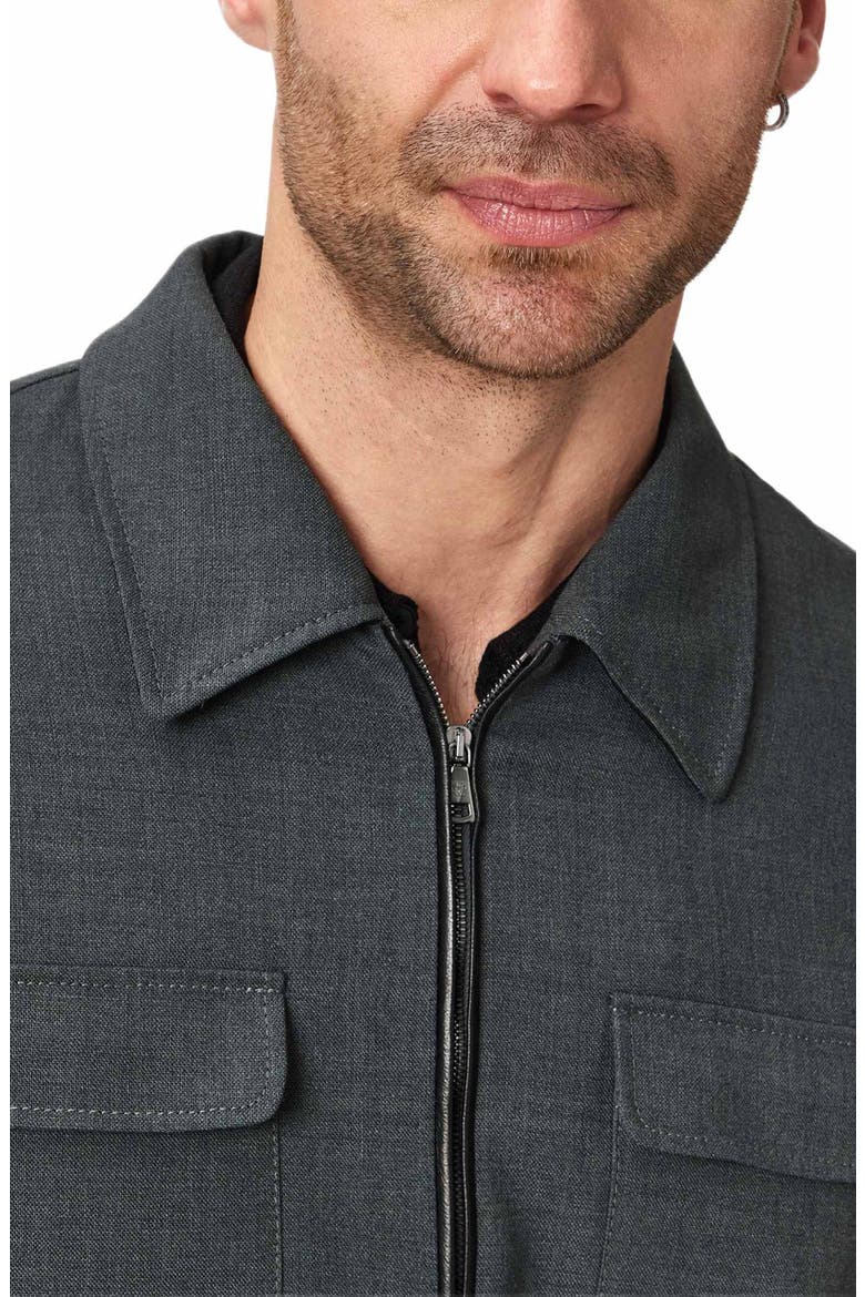 Julio Zip-Up Shirt Jacket, Alternate, color, CHARCOAL