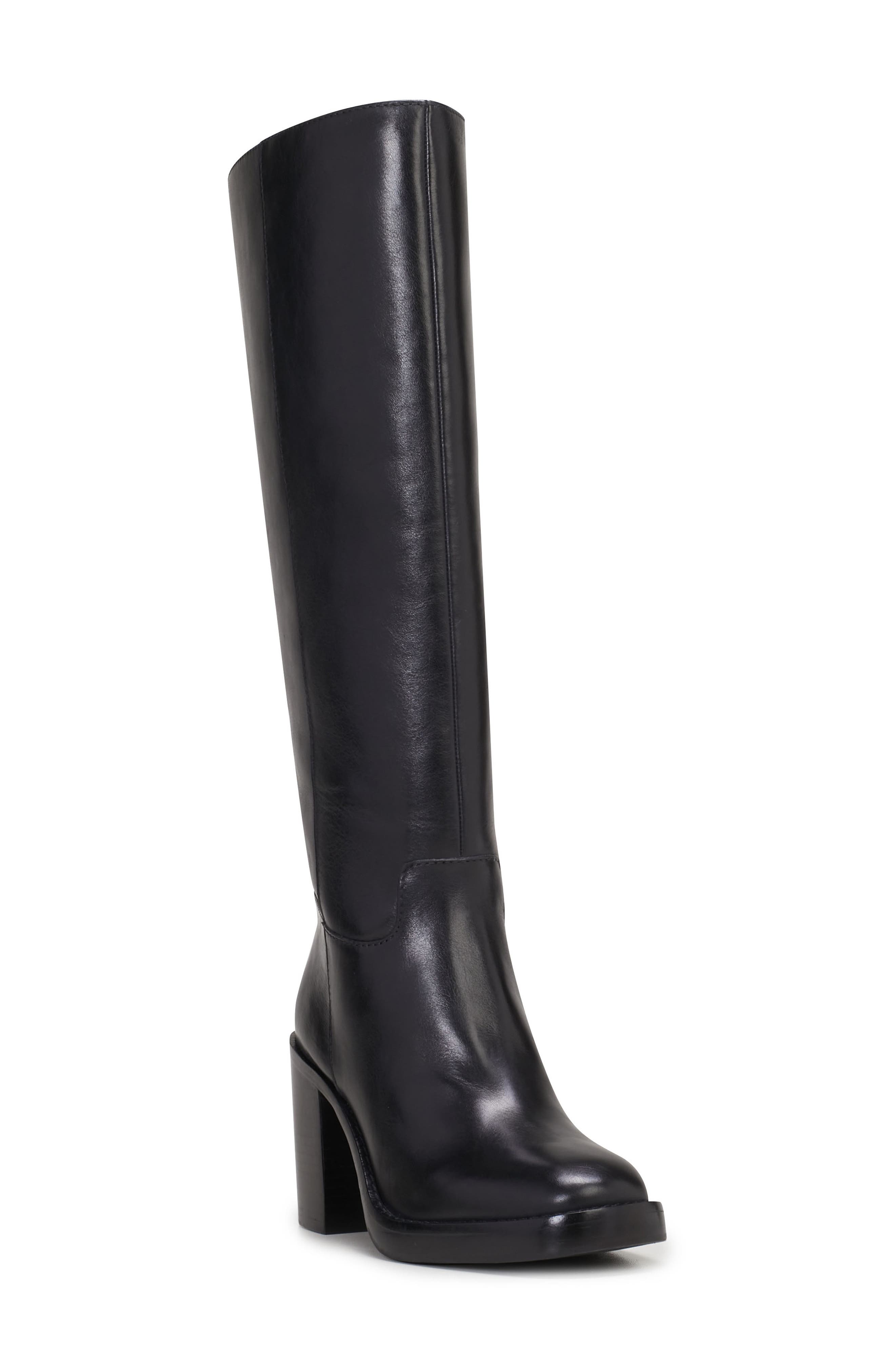 Vince Camuto Gibi Knee High Boot, Main, color, Black