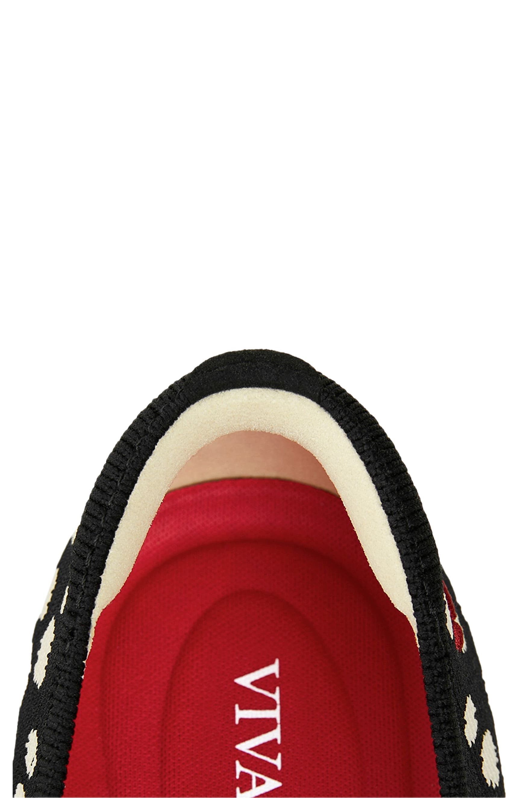 VIVAIA Almond-Toe Bow Flats, Alternate, color, Abstract Dots