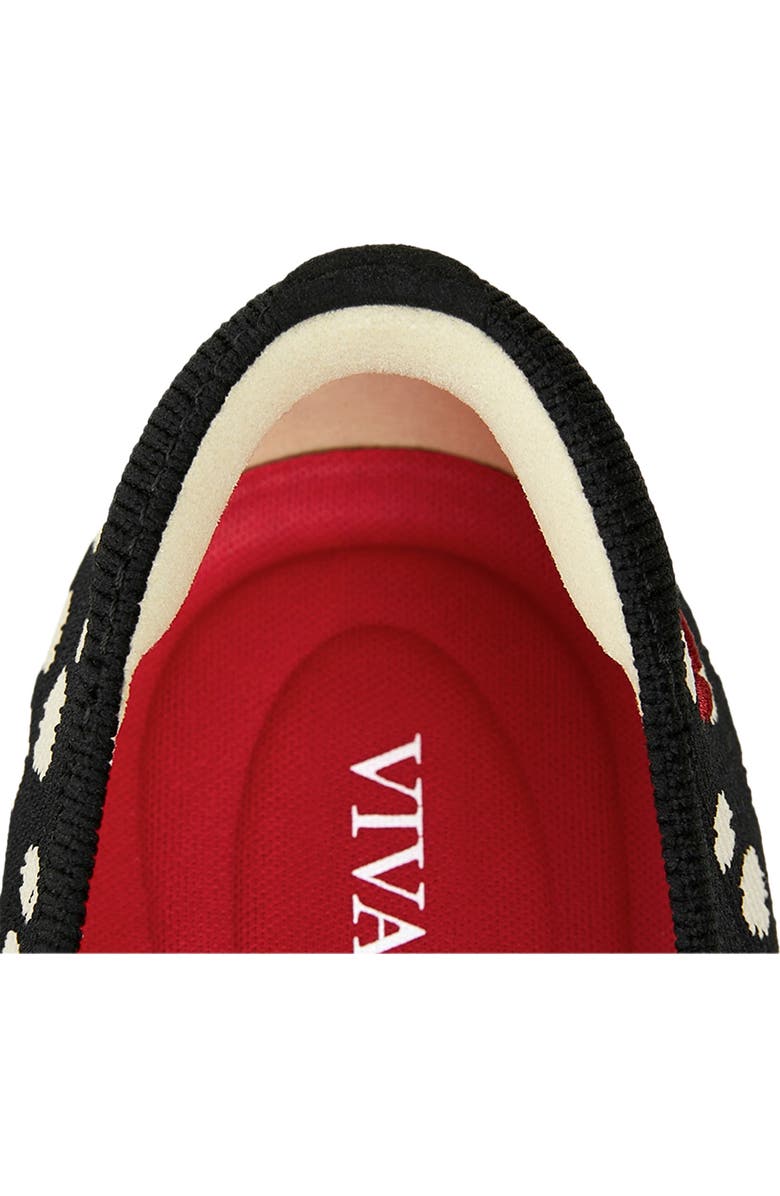 VIVAIA Almond-Toe Bow Flats, Alternate, color, Abstract Dots