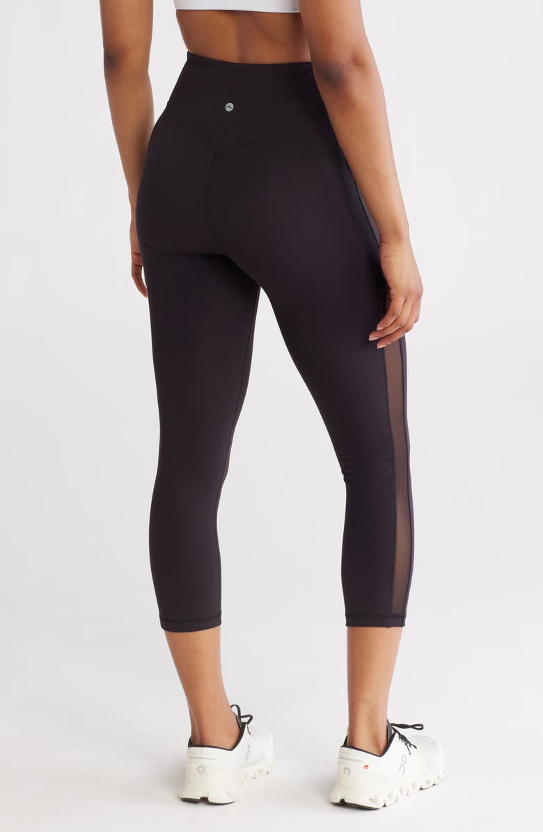 X by Gottex Mesh Line Capri Leggings, Alternate, color,