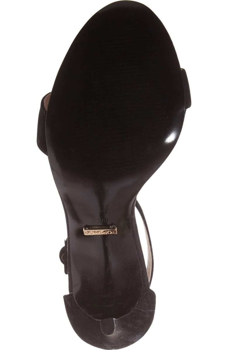 Topshop 'Rita' Ankle Strap Sandal, Alternate, color,