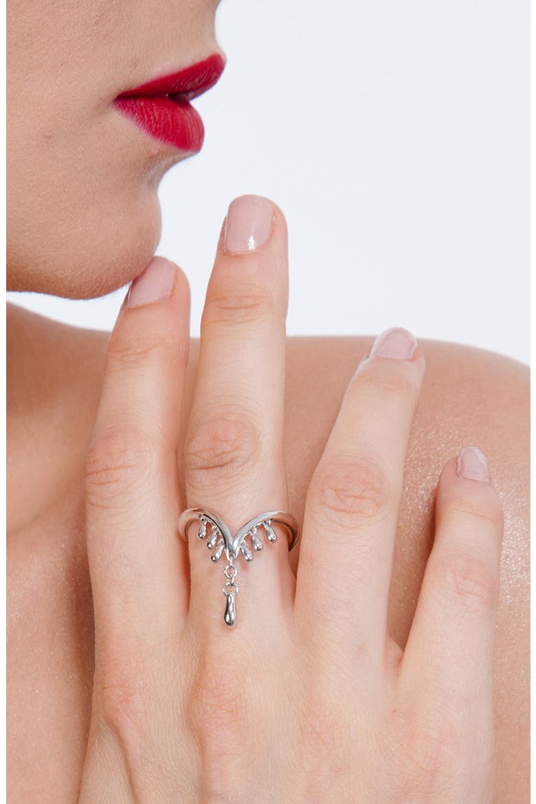 Wishbone Ring, Alternate, color, Sterling Silver