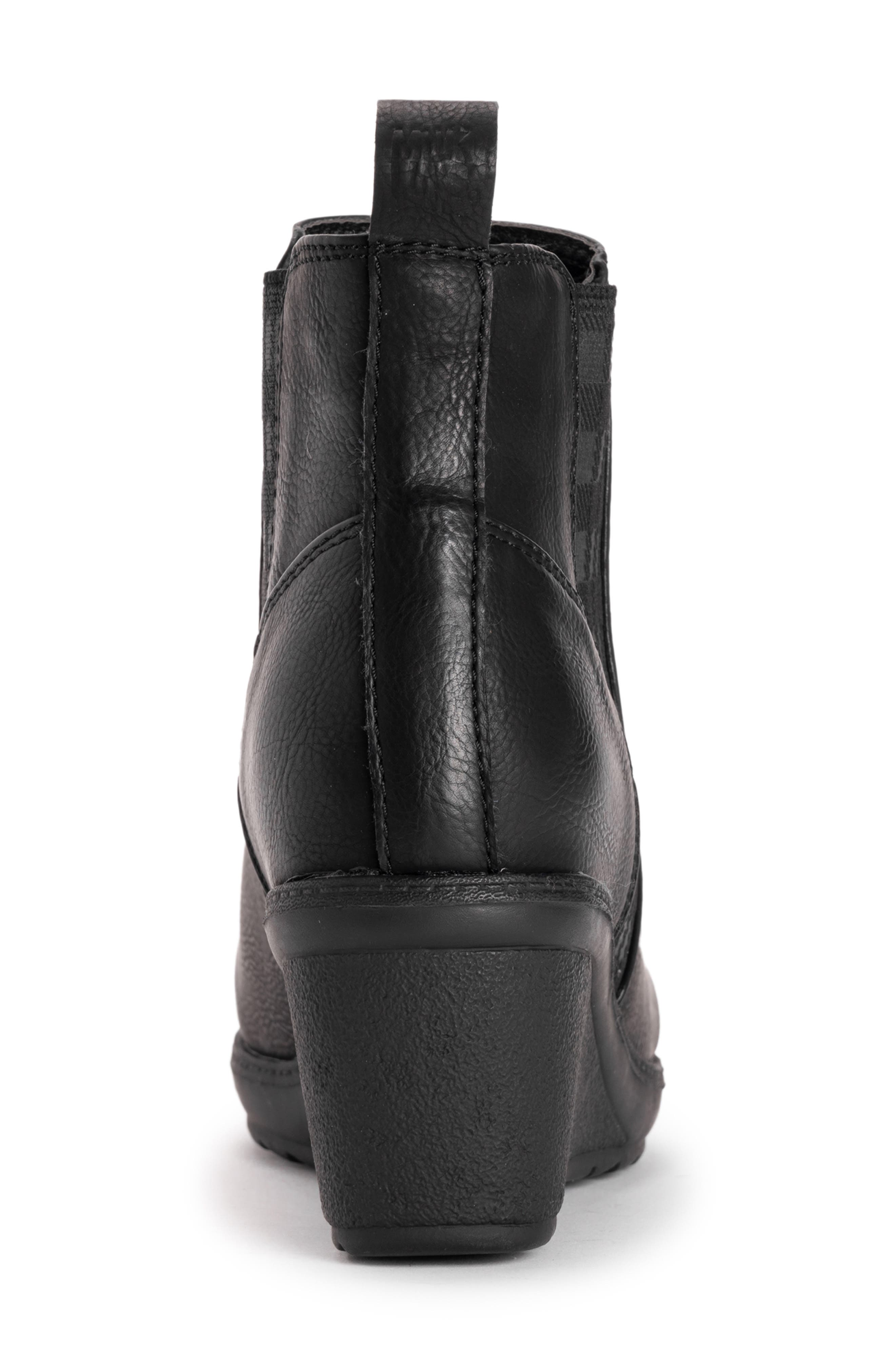 MUK LUKS England Oxford Wedge Bootie, Alternate, color, 
