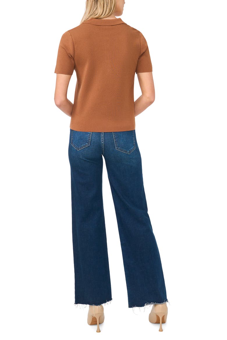 Ronni Polo Sweater, Alternate, color, GINGER SPICE