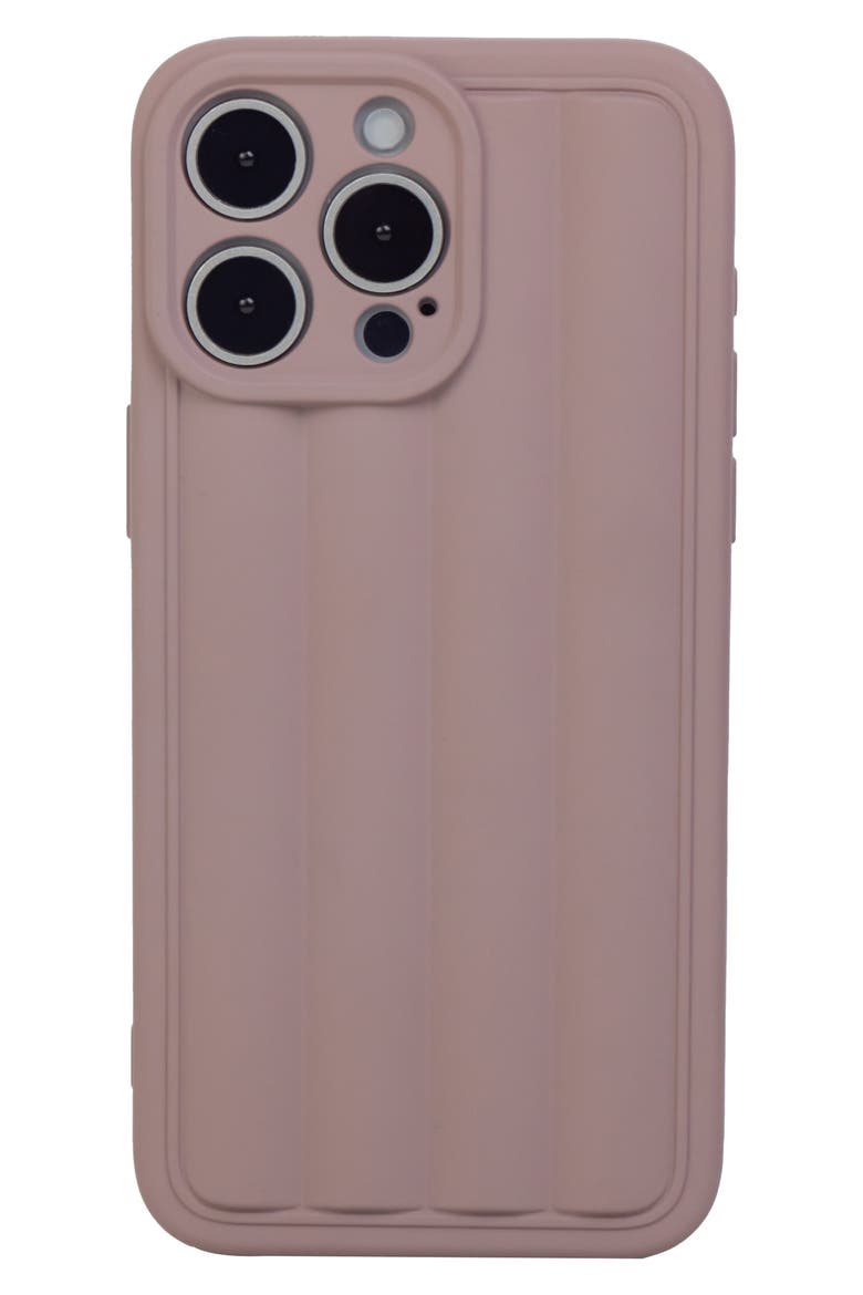 Roman Stripes iPhone 14 Pro Max Case, Main, color, DUSTY PINK