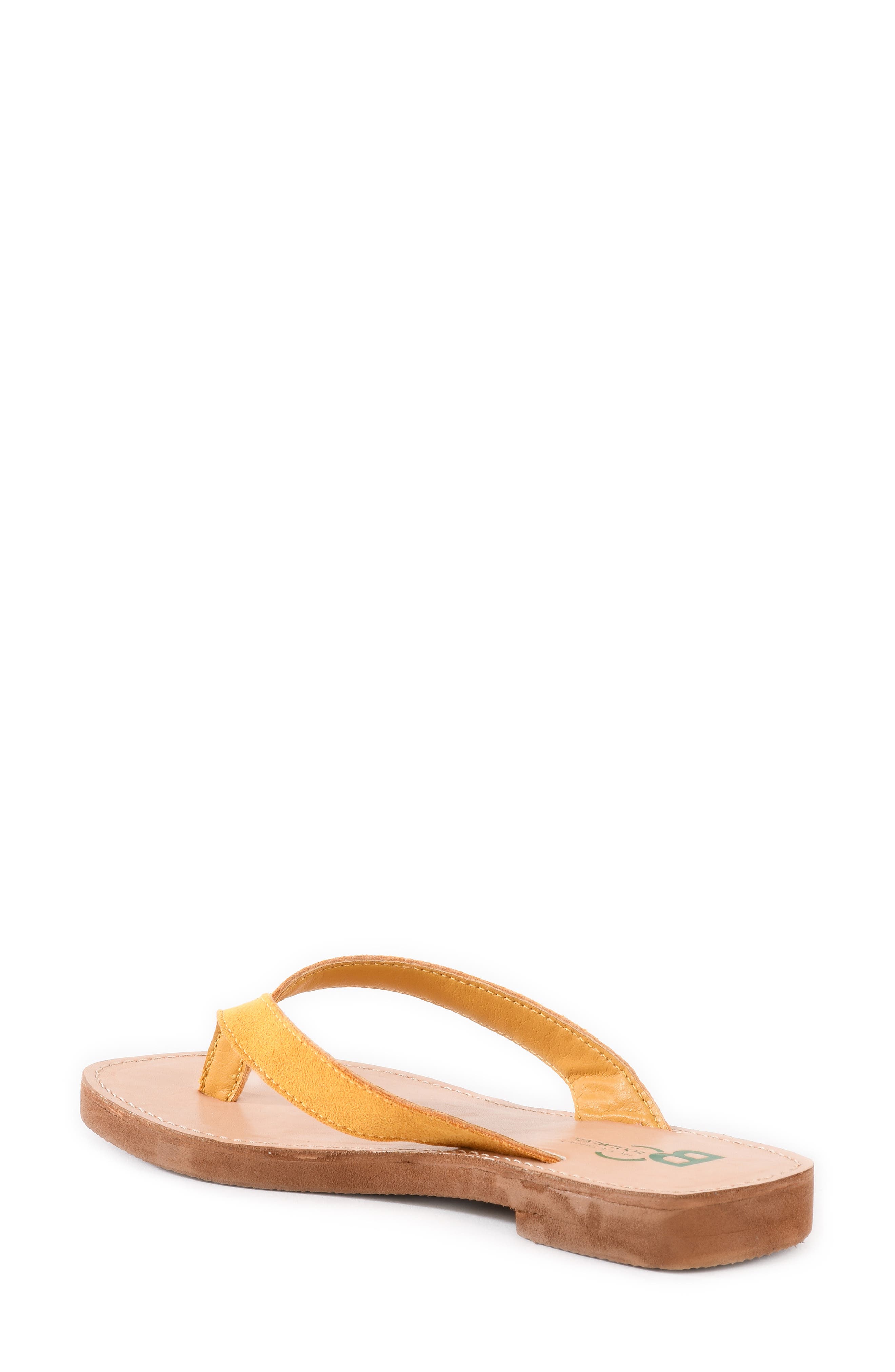 Deliah Flip Flop, Alternate, color, YELLOW