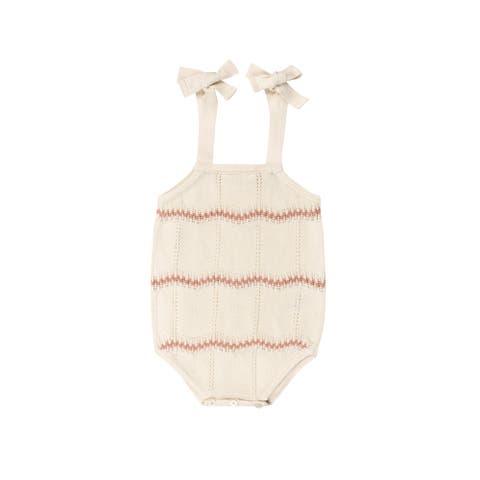 Looms Holland Collection - Girls Wave Knit Romper (Baby)