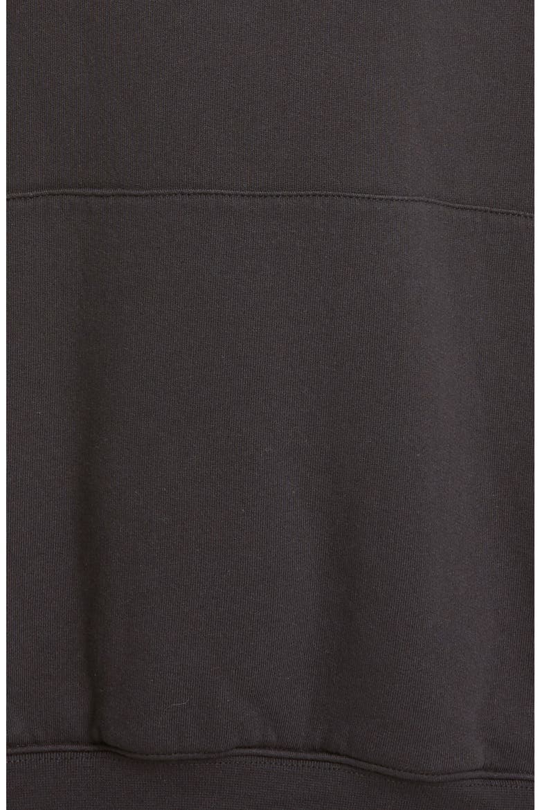 Skull Graphic Hooded Sweatshirt, Alternate, color, OFF BLACK