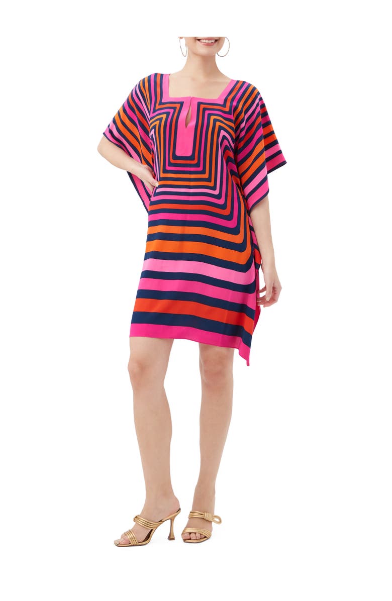 Trina Turk Theodora Printed Caftan Dress, Alternate, color, Multi