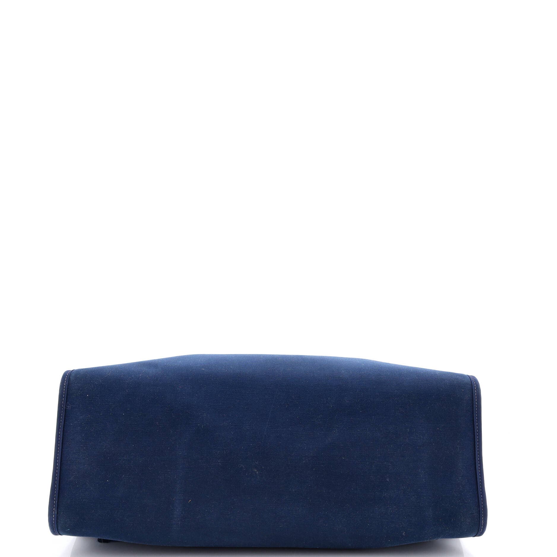 Pre-Owned Hermes Herbag Zip Leather and Toile 39, Alternate, color, 