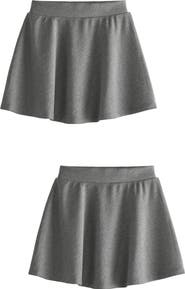 NEXT Kids' 2-Pack Uniform Pull-On Jersey Skirts