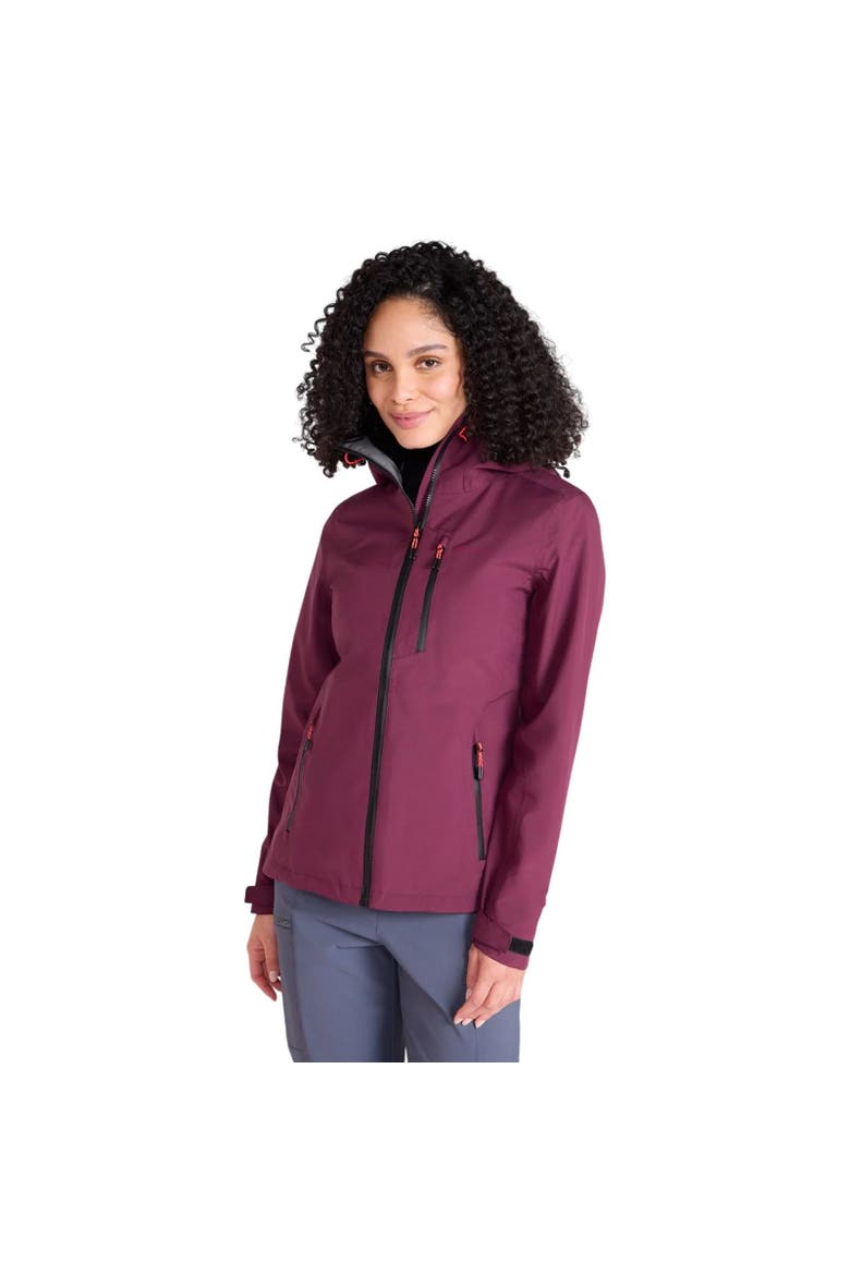 Bachill 3 Layer Waterproof Jacket, Alternate, color, Berry
