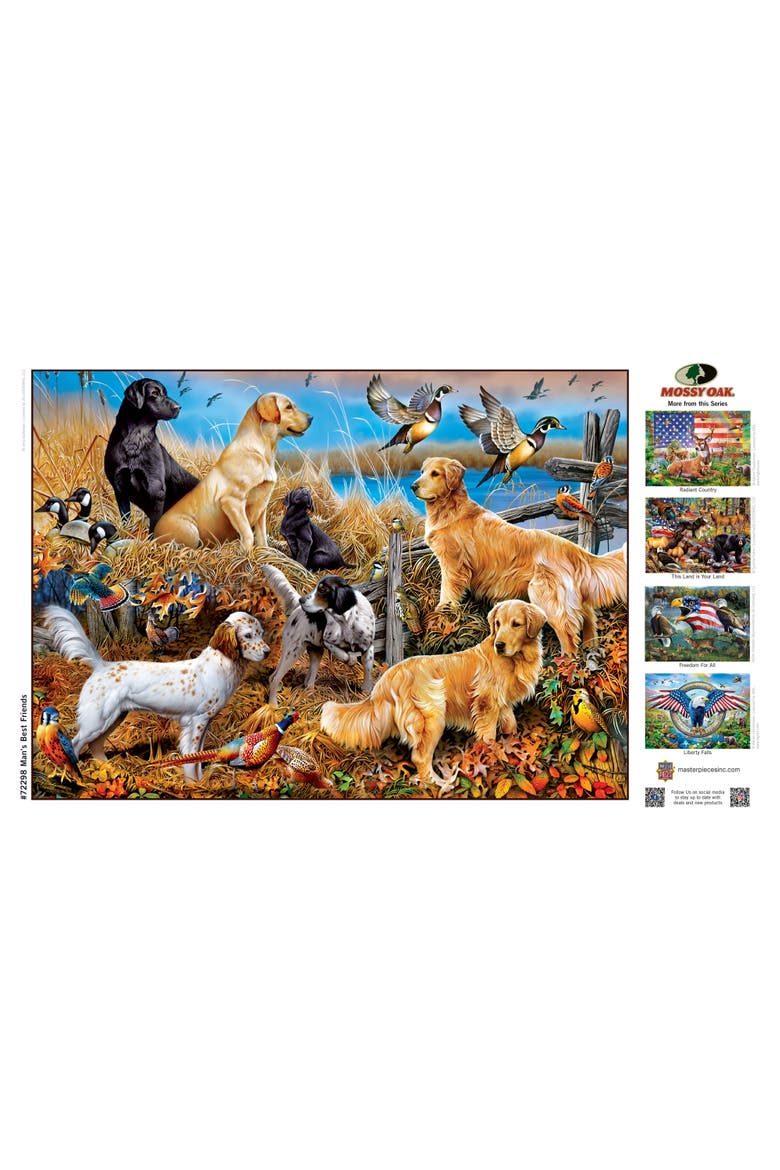 Man's Best Friend 1000pc Puzzle, Alternate, color, Multicolor