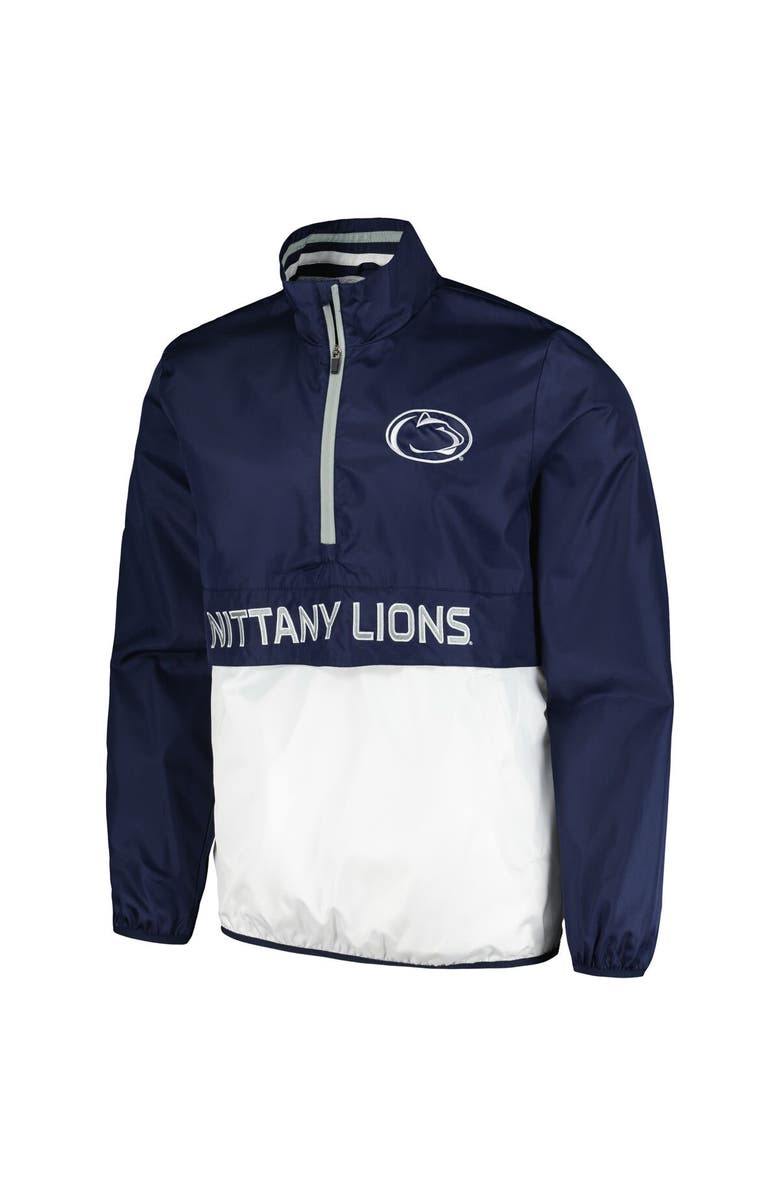 G-III SPORTS BY CARL BANKS Men's G-III Sports by Carl Banks Navy Penn State Nittany Lions Cornerman Half-Zip Top, Alternate, color, 