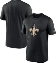 Nike Men's Nike Black New Orleans Saints Legend Logo Performance T-Shirt