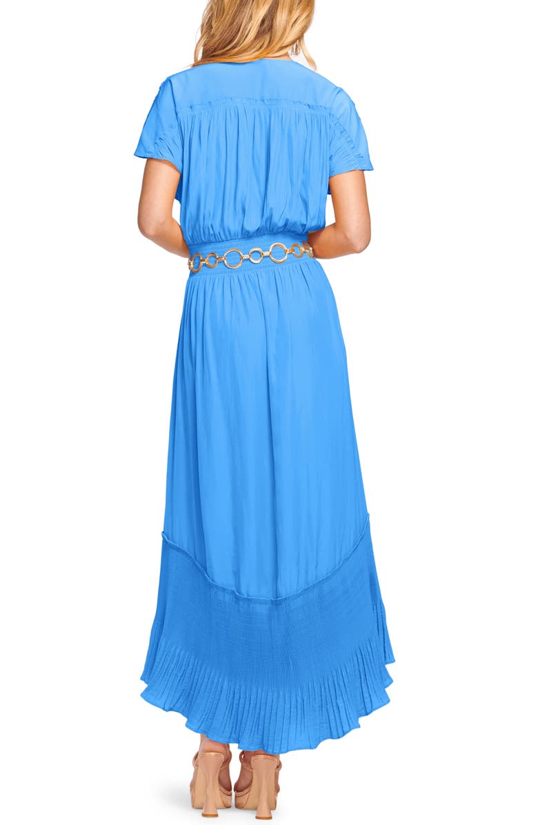 Ramy Brook Cymone Pleated Braided Trim Dress, Alternate, color, 