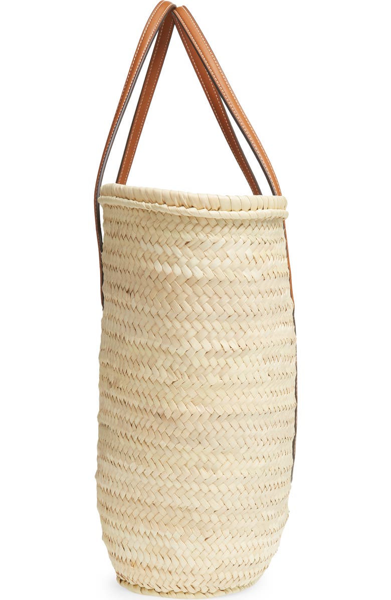 Tory Burch Ella Straw Basket Tote, Alternate, color,