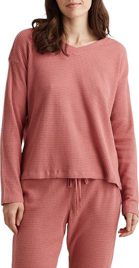 Papinelle Waffle Knit Pajama Top Nordstrom