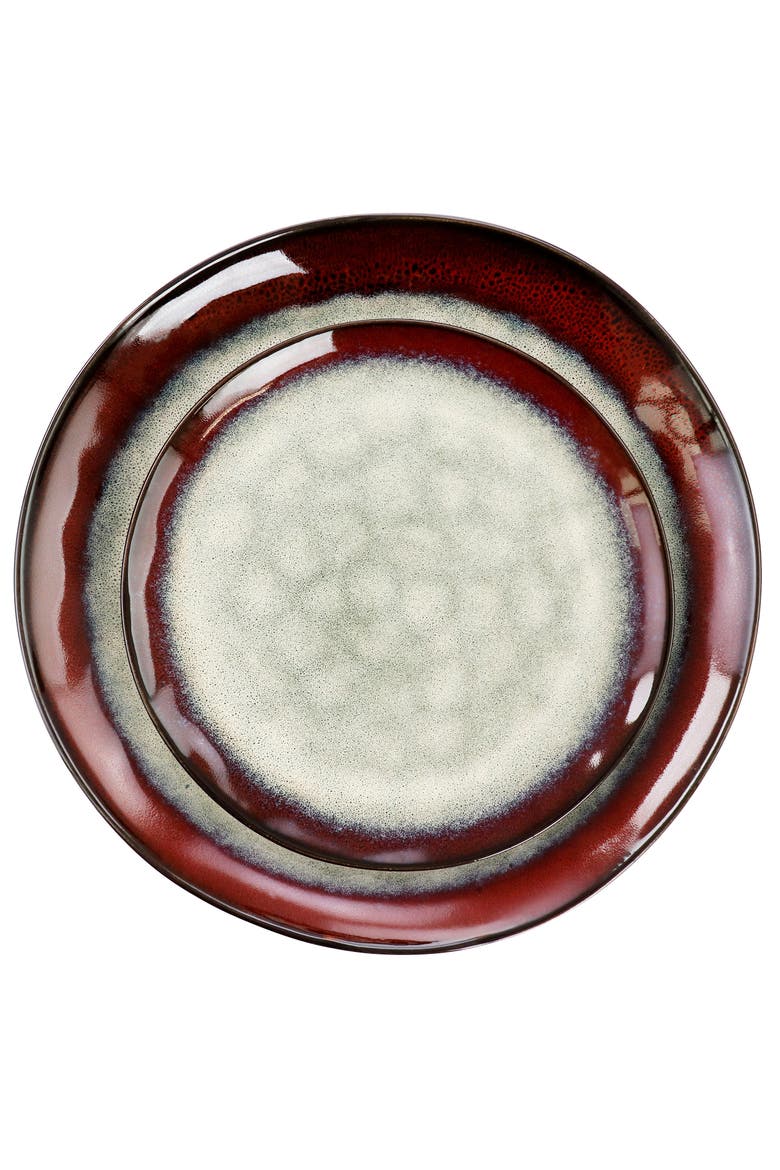 Samara 12 Piece Stoneware Dinnerware Set, Alternate, color, White