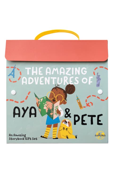 'The Amazing Adventures of Aya & Pete' Set of 3 Books Gift Box Set
