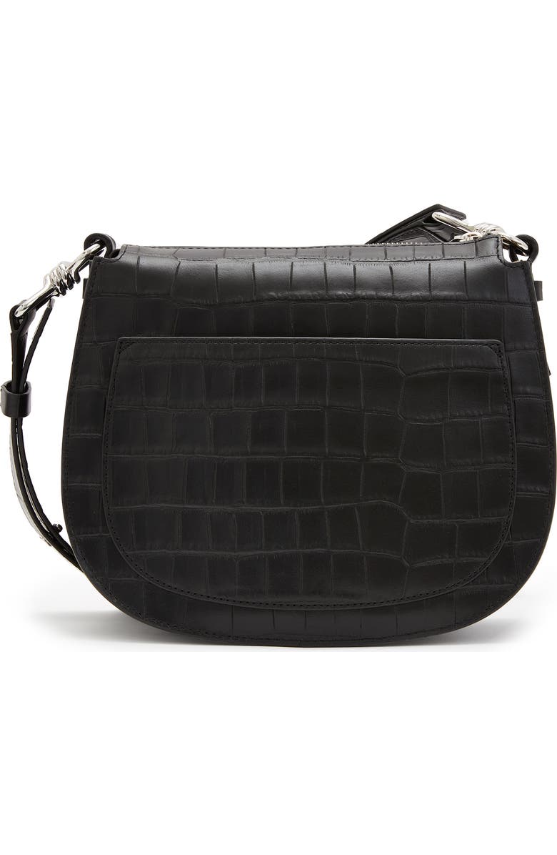 AllSaints Captain Leather Crossbody Bag, Alternate, color,