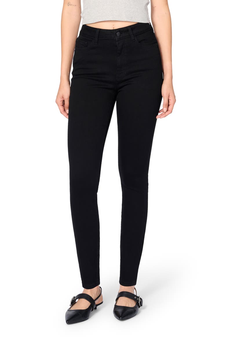 MXP High Waist Skinny Jeans, Main, color, RAVEN