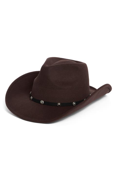 Concho Band Cowboy Hat
