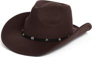 Vince Camuto Concho Band Cowboy Hat