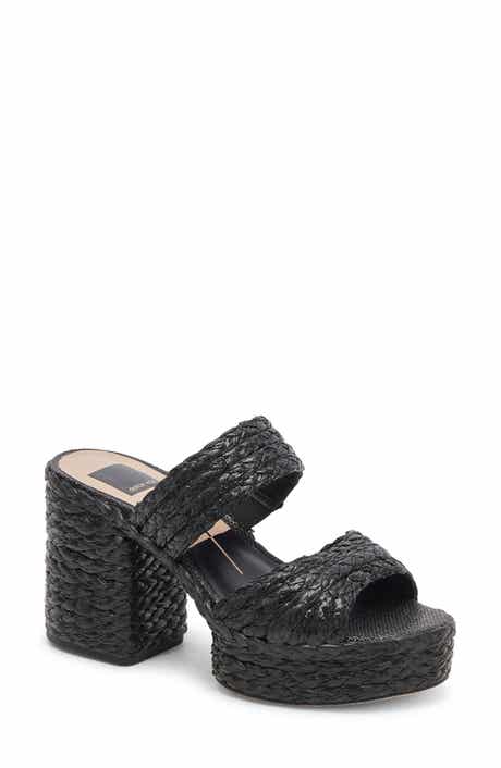 Dolce Vita Latoya Raffia Platform Sandal