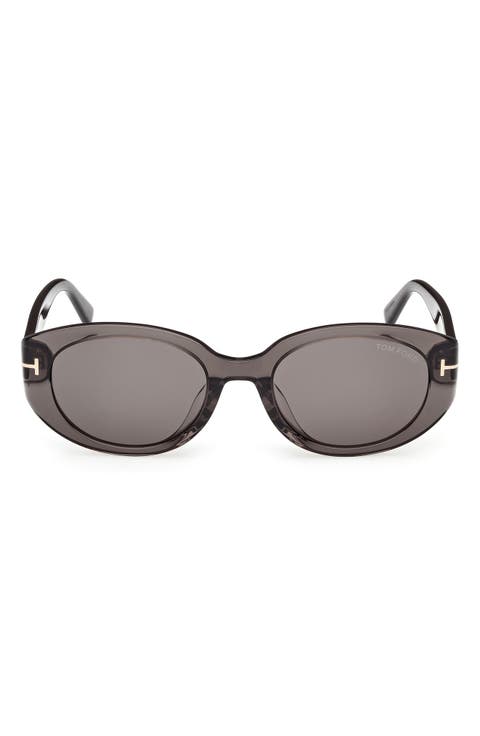 54mm Oval Sunglasses