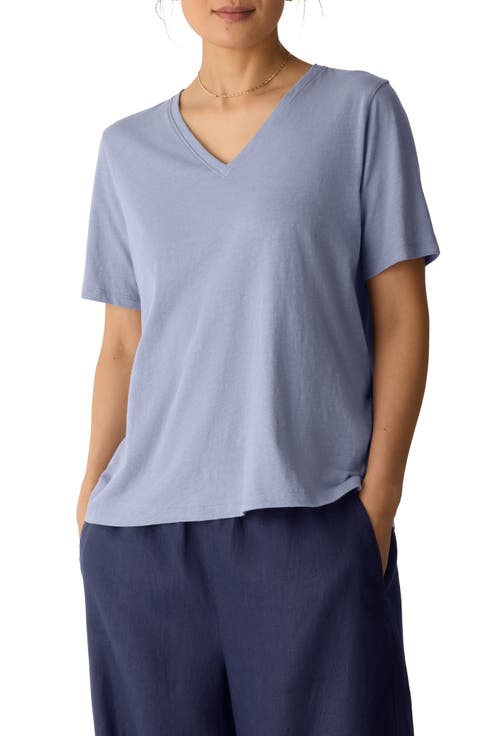 Easy V-Neck Organic Cotton T-Shirt